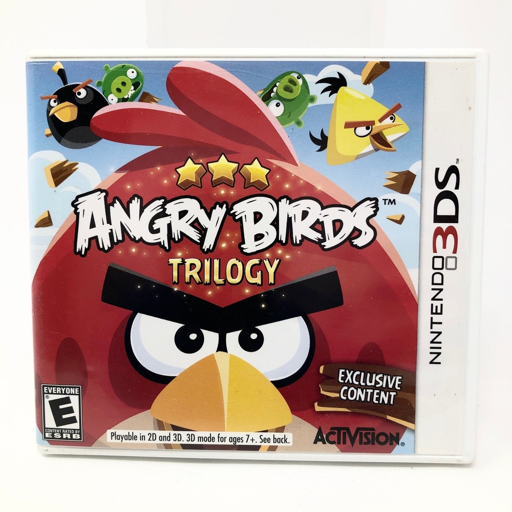 Angry Birds Trilogy (Nintendo 3DS, 2012) CIB COMPLETE